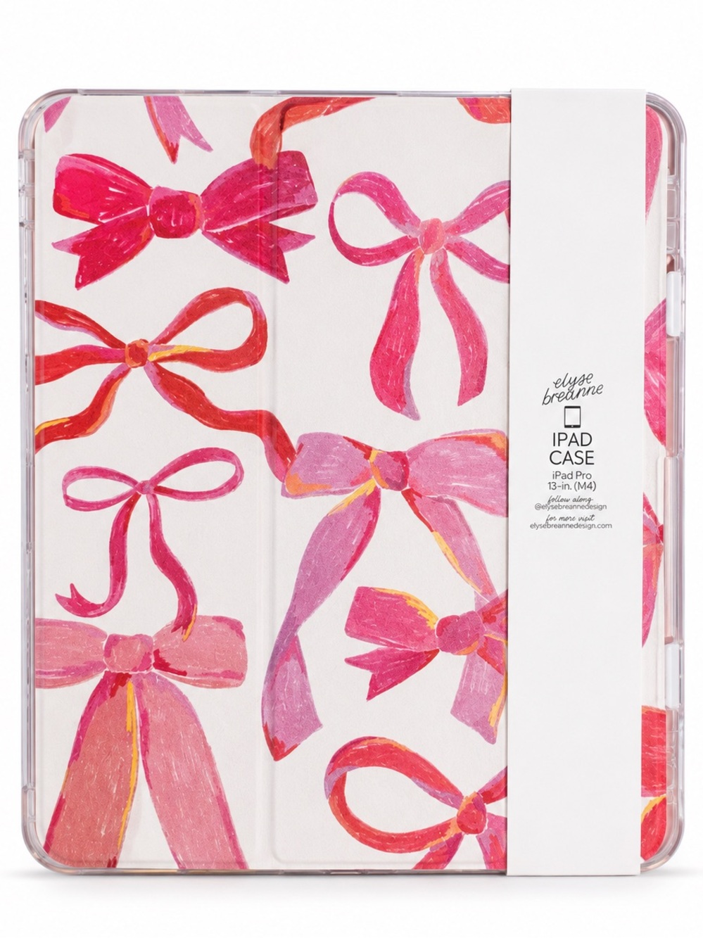 Elyse Breanne Pink Bow iPad Pro 13” M4 Case